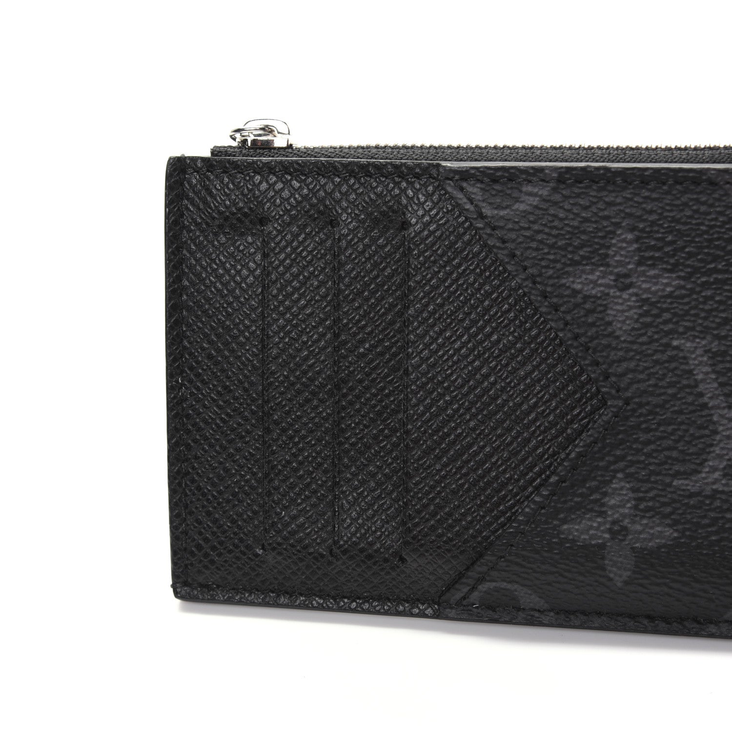 Louis Vuitton Monogram Eclipse Taiga Coin Card Holder 13 of 13