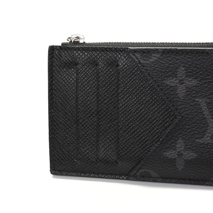 Louis Vuitton Monogram Eclipse Taiga Coin Card Holder 13 of 13