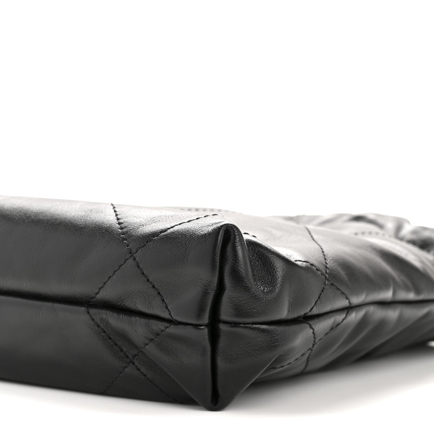 Chanel Shiny Calfskin Quilted Mini Chanel 22 Black 10 of 11