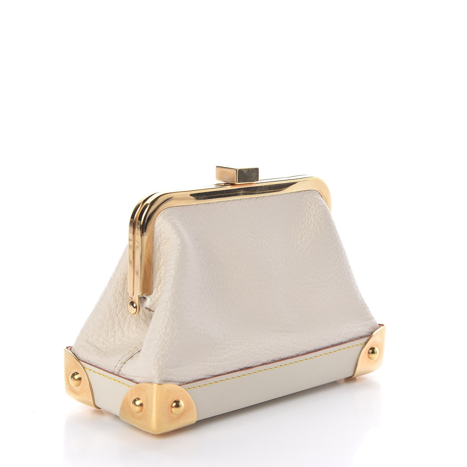 Louis Vuitton Suhali Porte-Monnaie Coin Purse White 3 of 9
