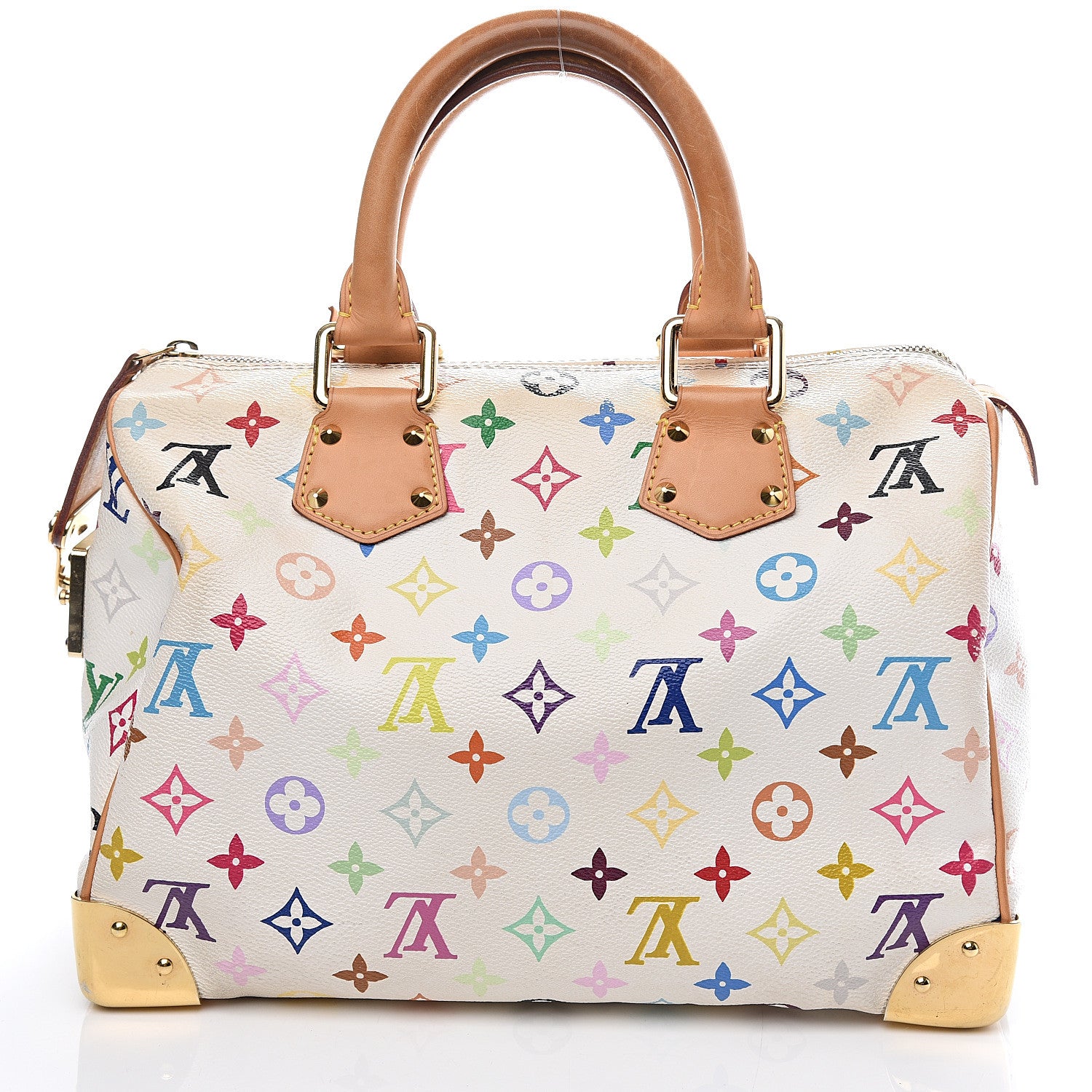 Louis Vuitton Monogram Multicolor Speedy 30 White 12 of 18