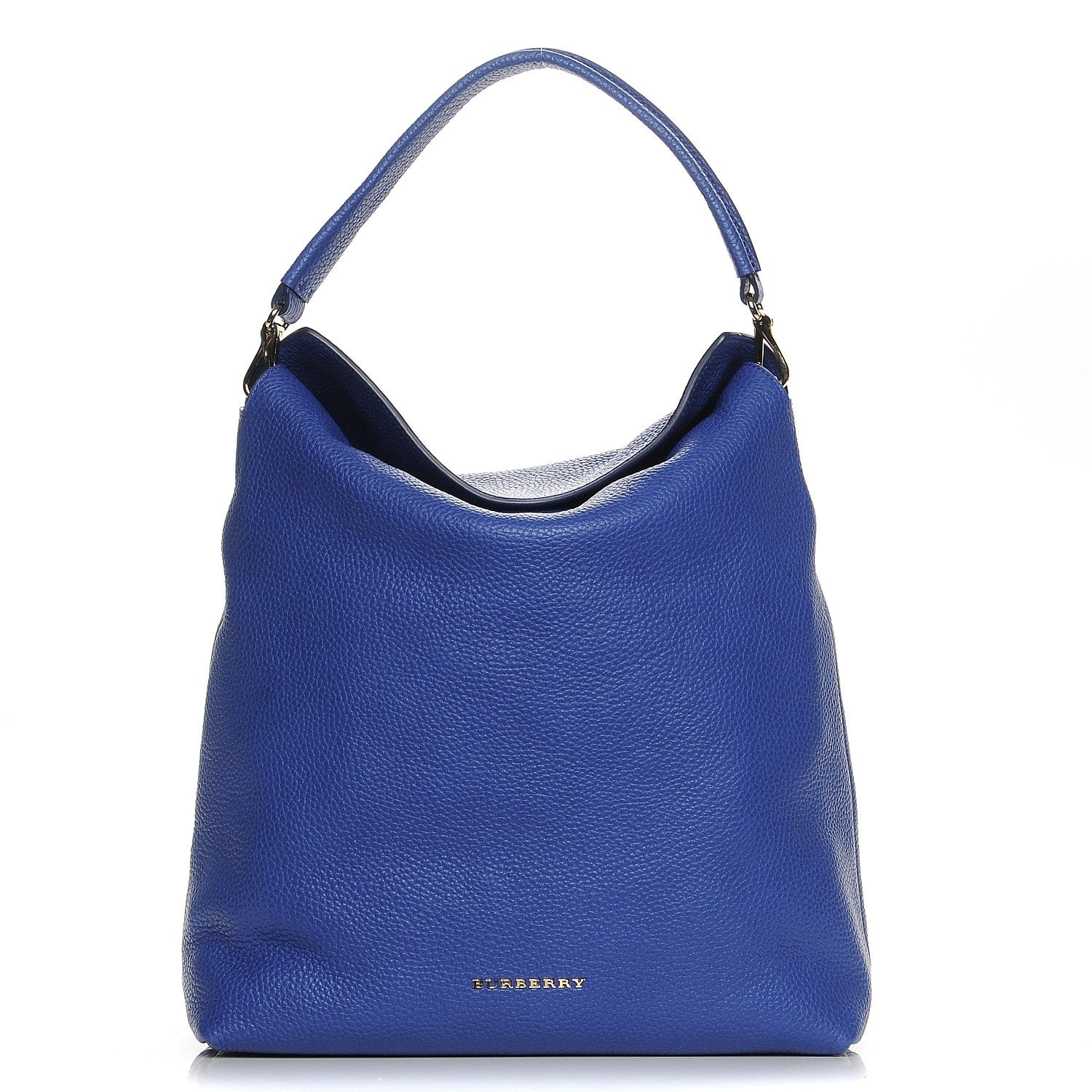 Burberry Grainy Calfskin Medium Cale Hobo Brilliant Blue 1 of 8