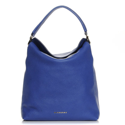 Burberry Grainy Calfskin Medium Cale Hobo Brilliant Blue 1 of 8