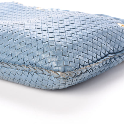 Bottega Veneta Nappa Intrecciato Grommet Large Veneta Hobo Blue 20 of 20