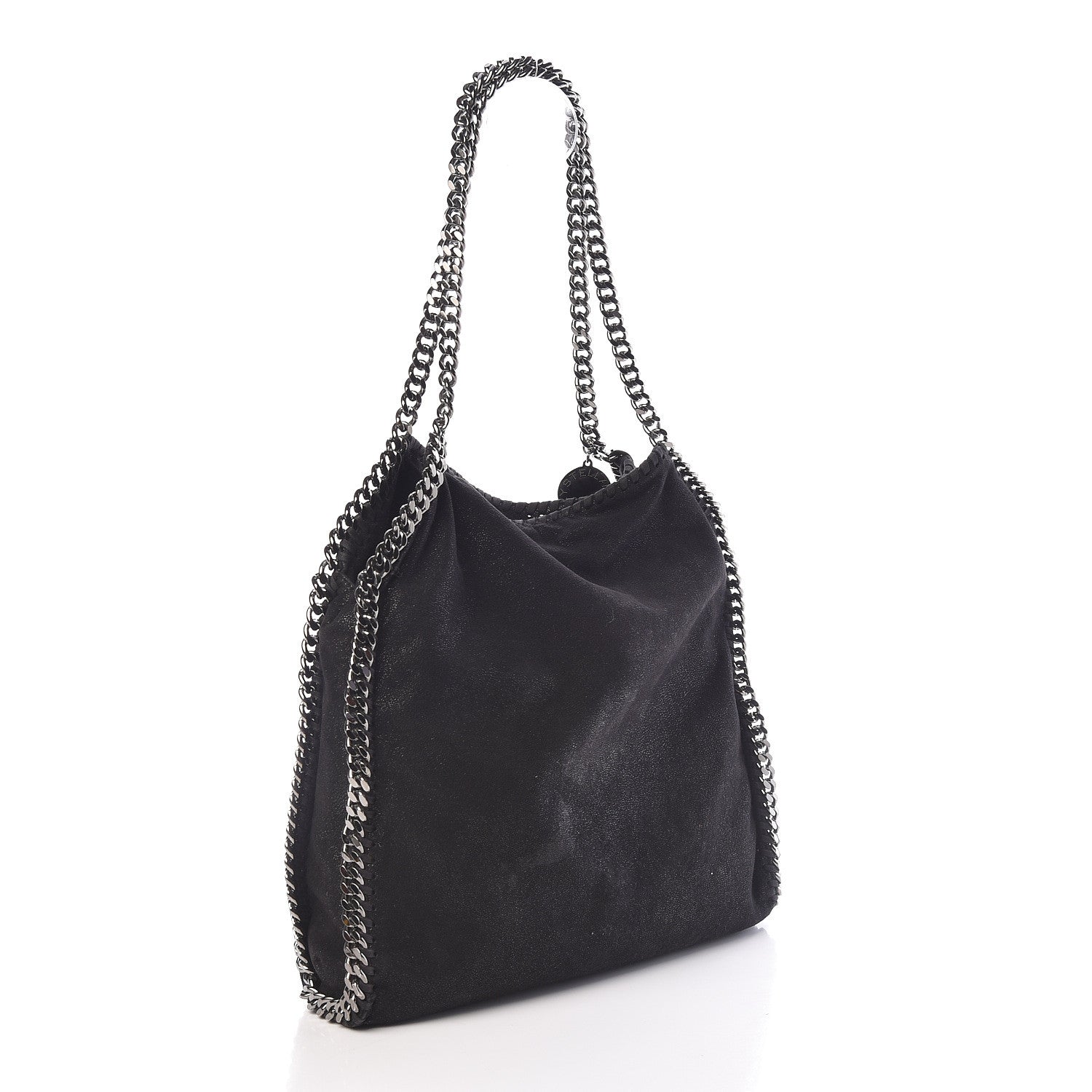 Stella McCartney Shaggy Deer Small Falabella Tote Black 3 of 12