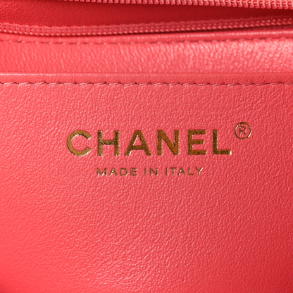 Chanel Caviar Quilted Mini Top Handle Rectangular Flap Pink 6 of 9