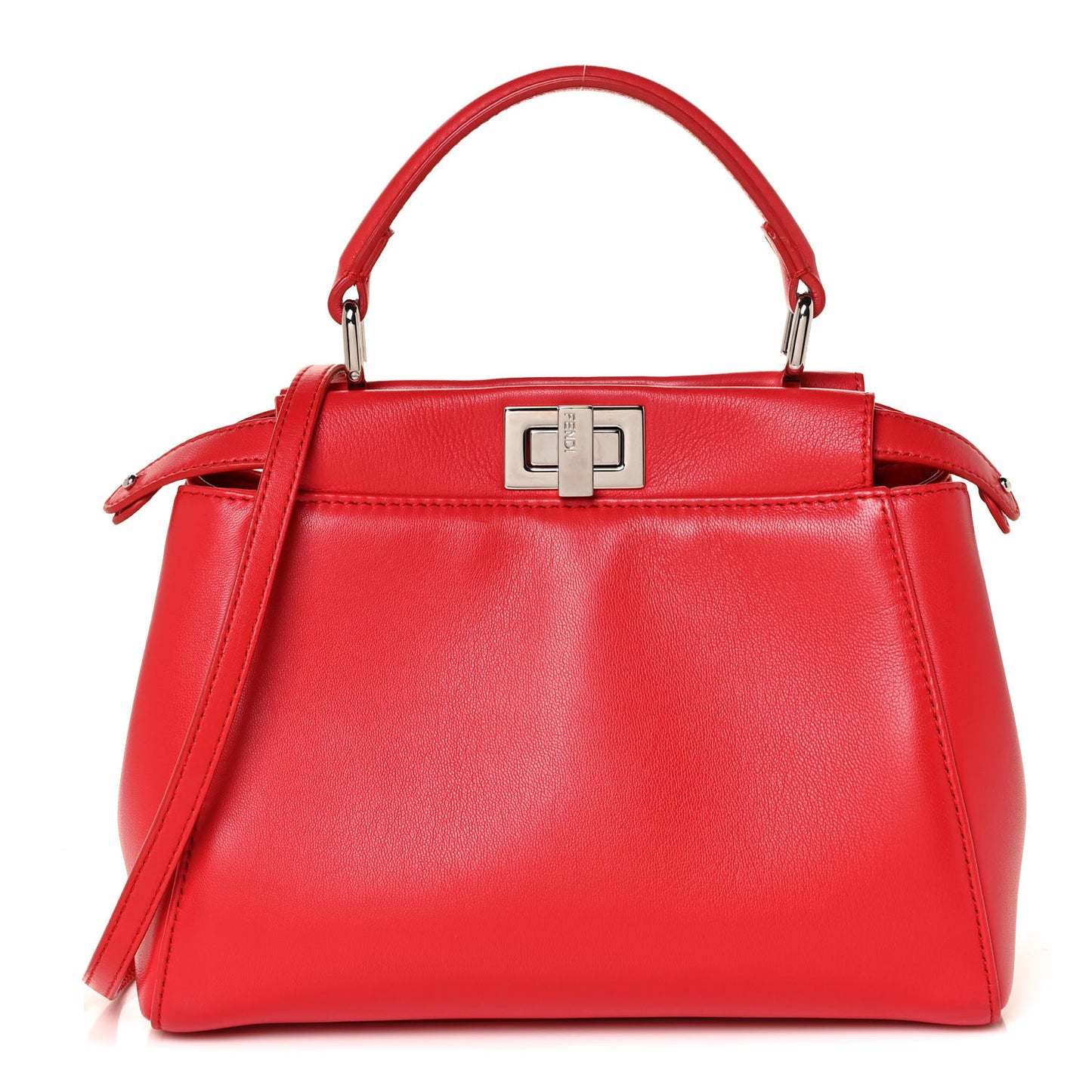 Nappa Mini Peekaboo Iconic Satchel Fiamma