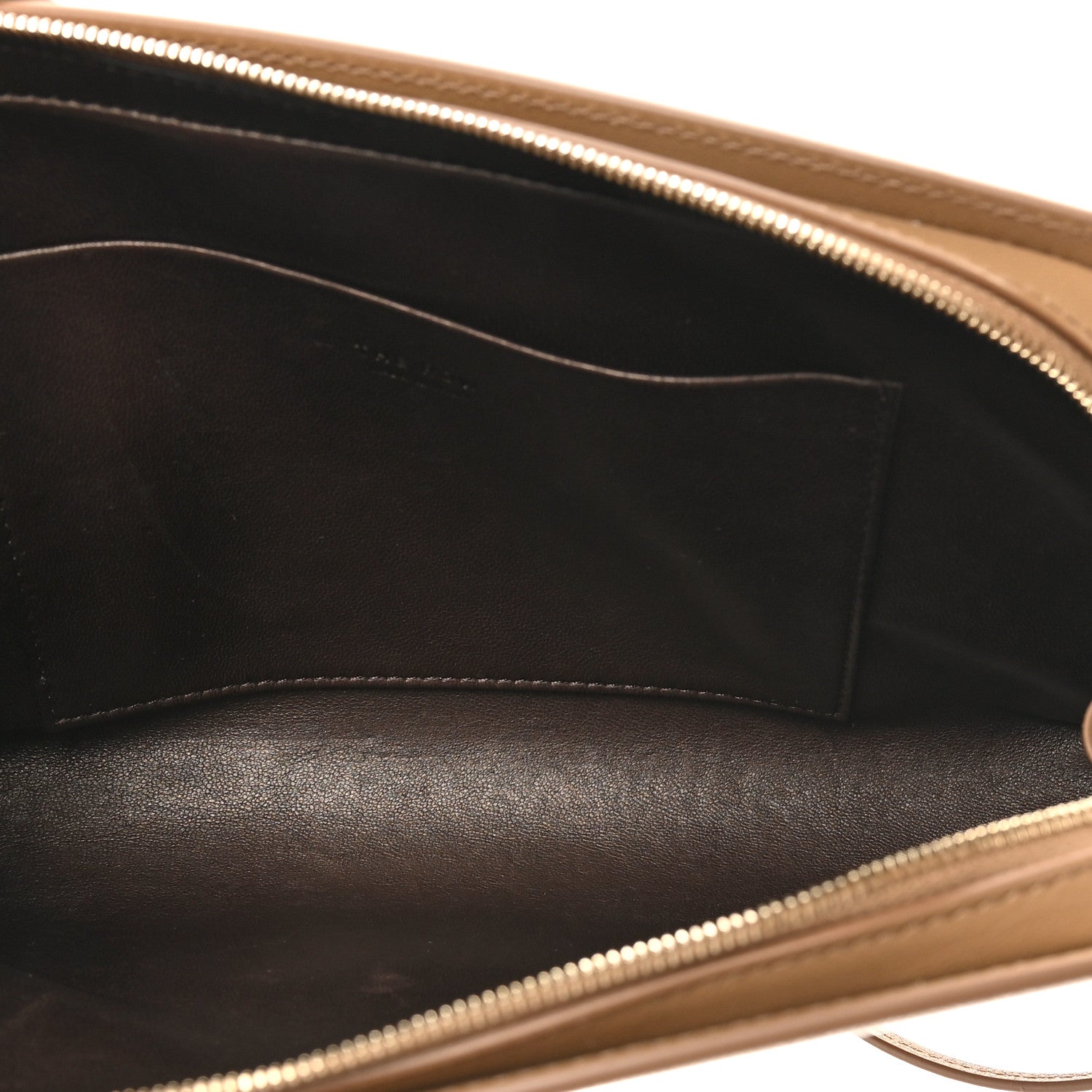 The Row Saddle Calfskin Dalia Baguette Shoulder Bag Warm Chestnut 5 of 9