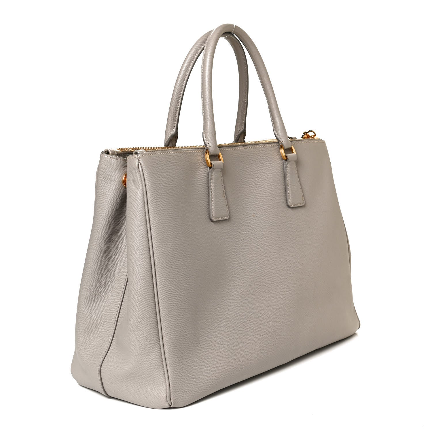 Prada Saffiano Large Galleria Double Zip Tote Pomice 2 of 12