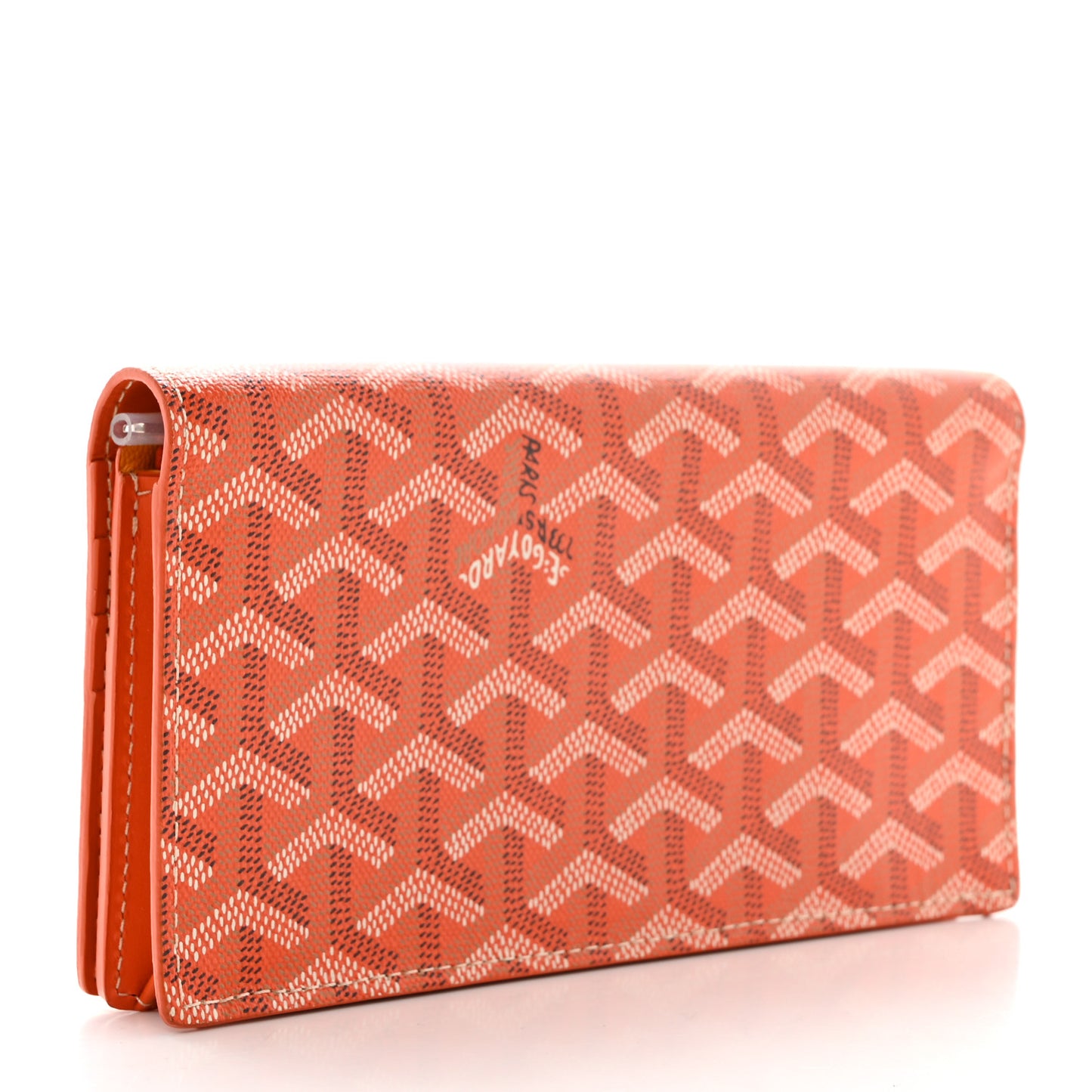 Goyardine Richelieu Wallet Orange