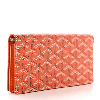 Goyard Goyardine Richelieu Wallet Orange 3 of 7