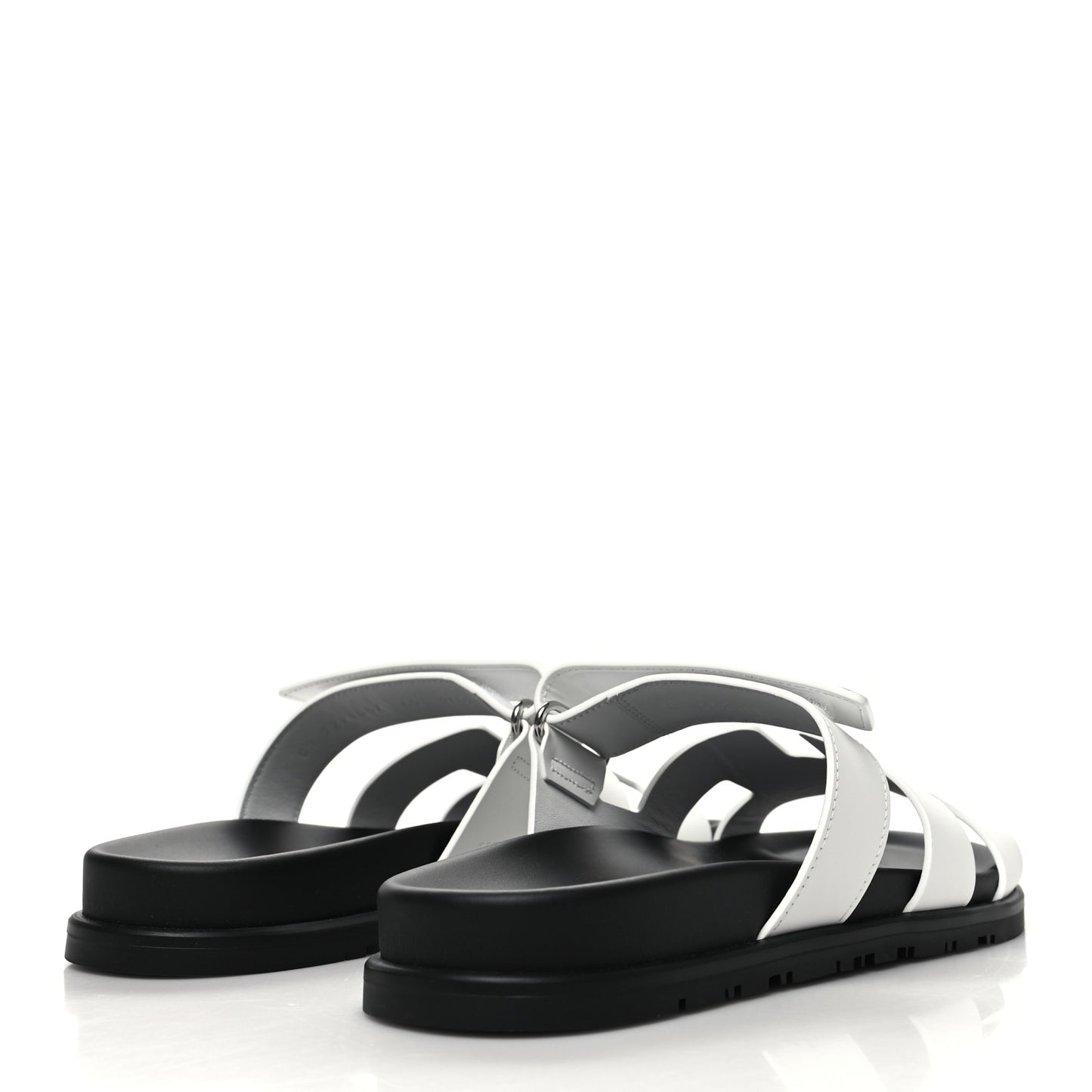 Calfskin Womens Chypre Sandals 40 White