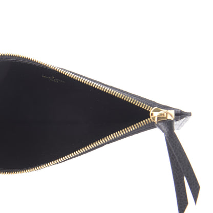 Louis Vuitton Empreinte Felicie Chain Wallet Zippered Insert Black 5 of 9