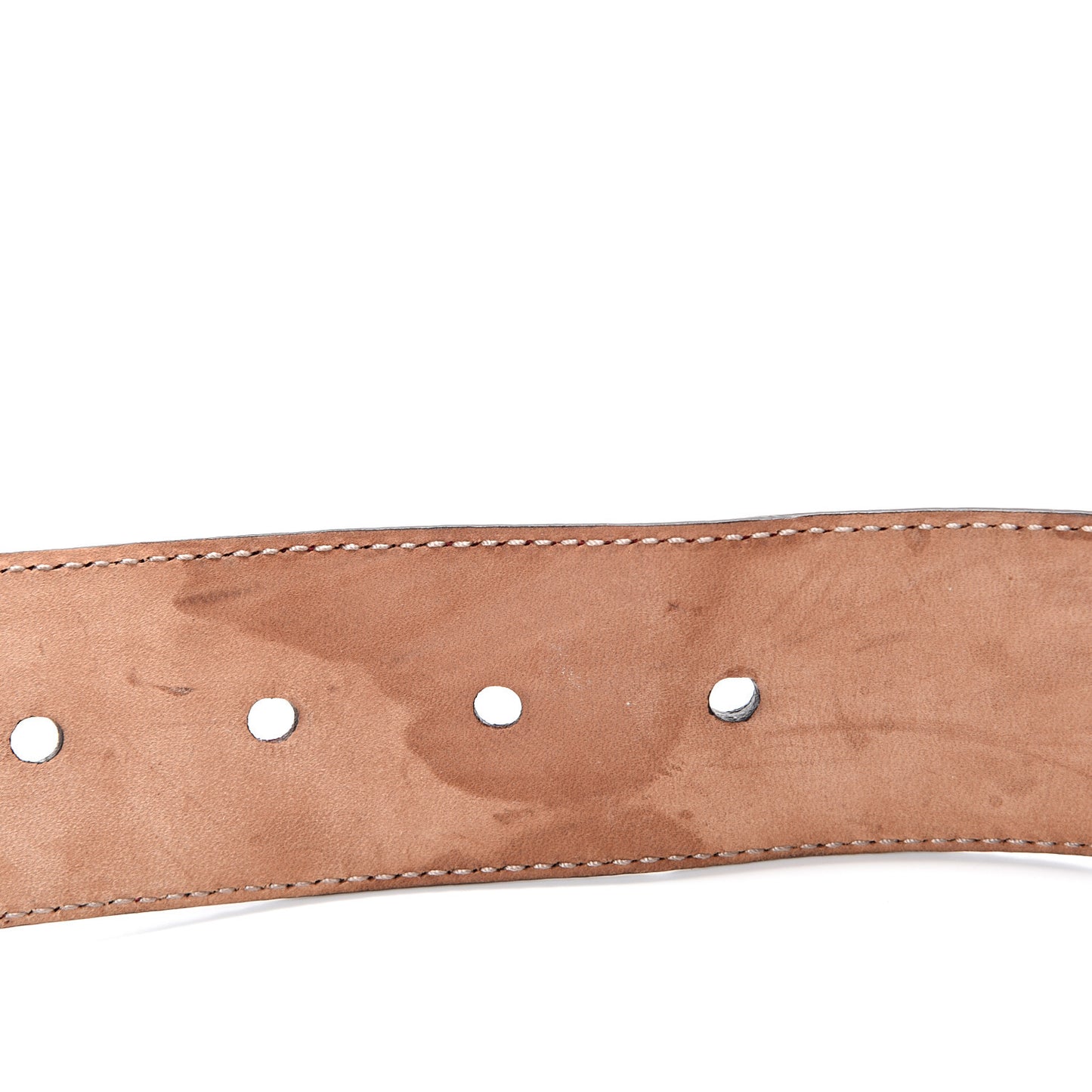 Soft Microguccissima Margaux Calfskin Belt 80 32 Rosso
