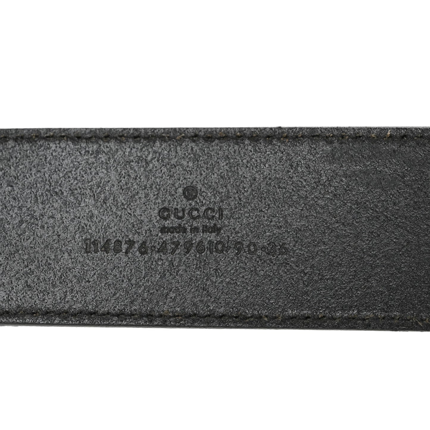 Calfskin Interlocking G Belt 90 36 Black