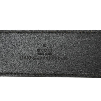 Gucci Calfskin Interlocking G Belt 90 36 Black 3 of 8