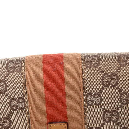 Gucci Calfskin Monogram Web Small Jackie O Hobo Light Brown 13 of 13