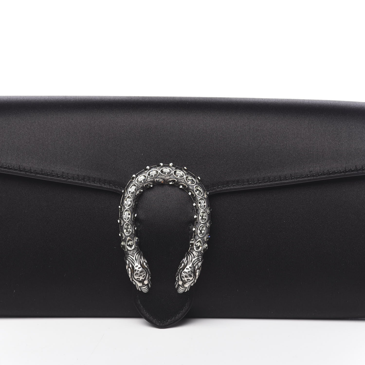 Gucci Satin Dionysus Clutch Black 12 of 12