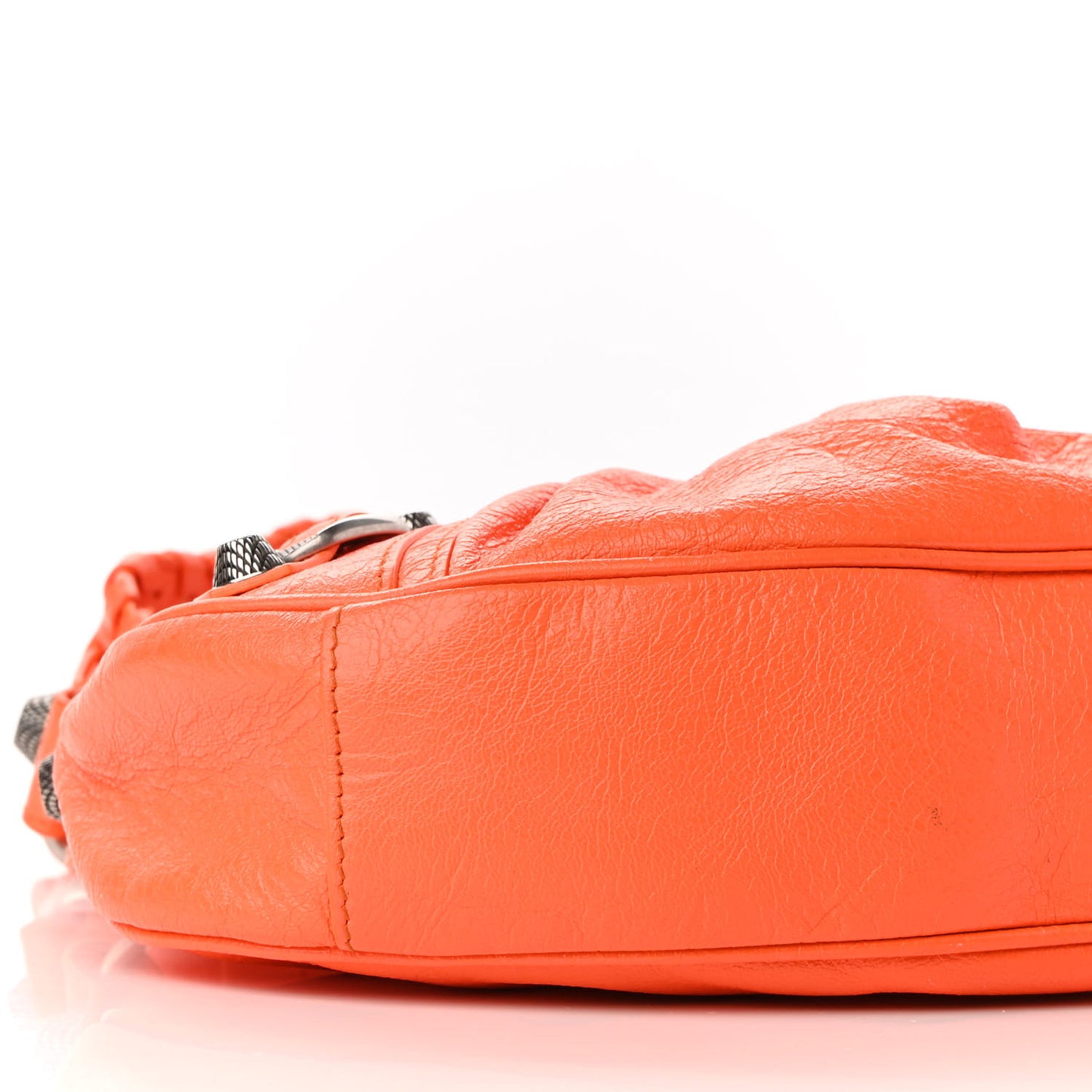 Agneau Arena Le Cagole Shoulder Bag XS Orange