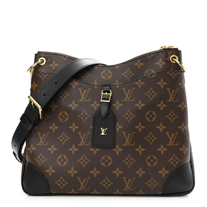 Louis Vuitton Monogram Odeon MM Black 1 of 12
