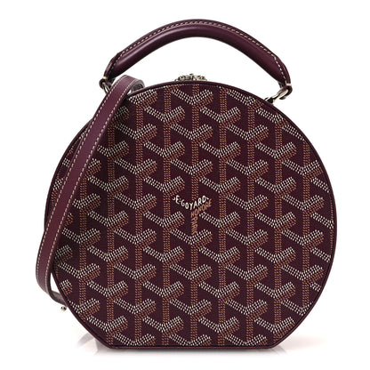 Goyard Goyardine Alto Hatbox Burgundy 1 of 9