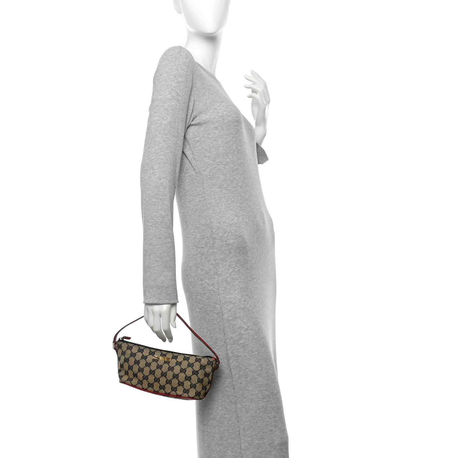 Gucci Monogram Boat Pochette Red 2 of 13