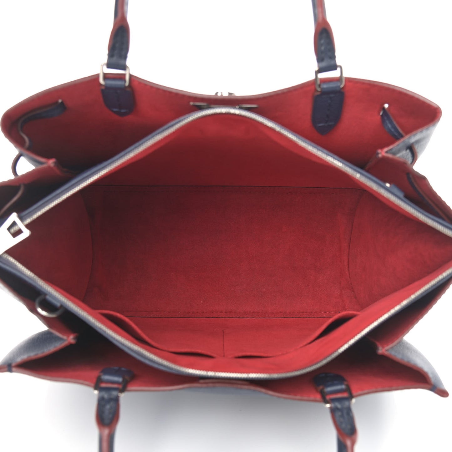 Calfskin Lockmeto Marine Rouge