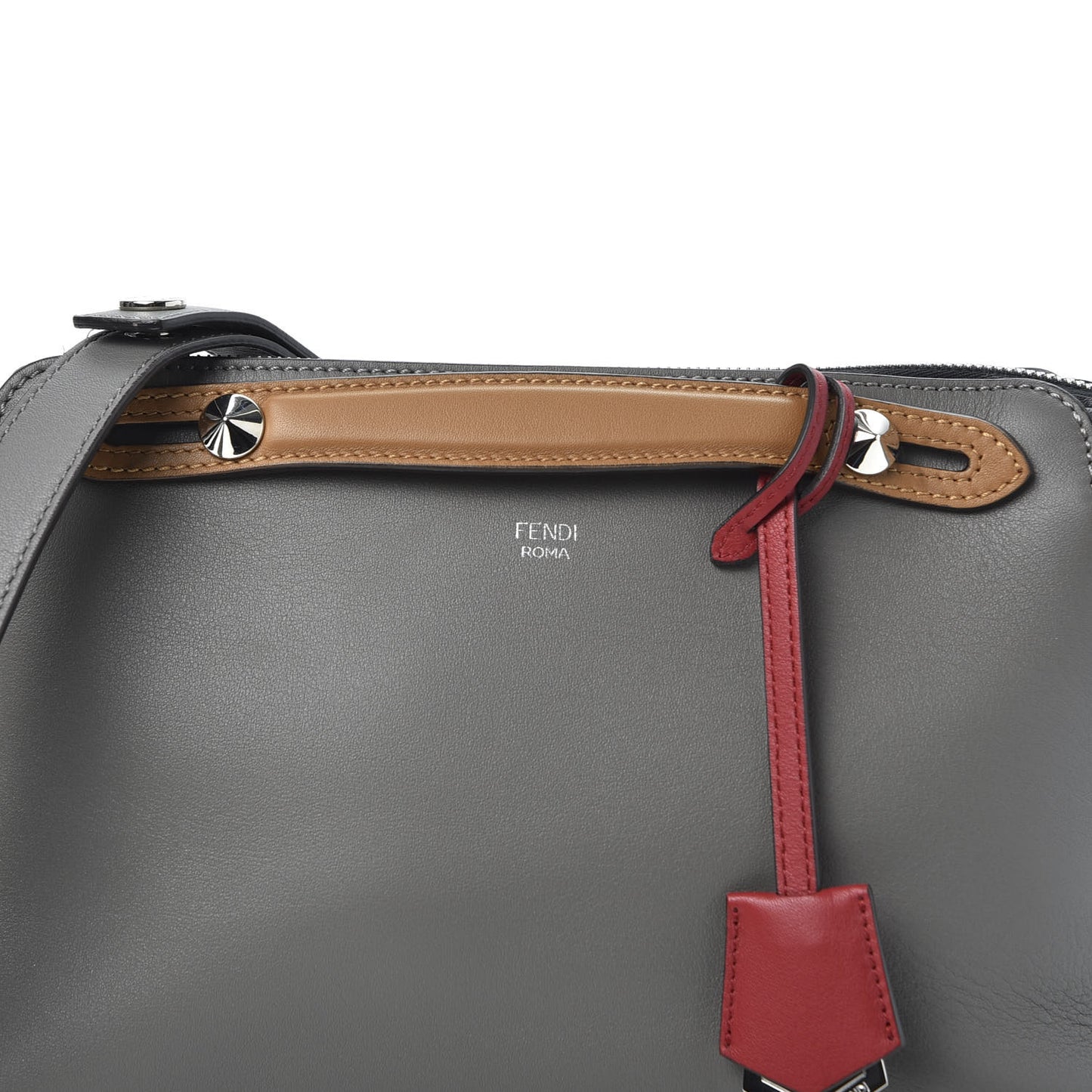 Vitello Dolce 4 Color Medium By The Way Boston Bag Argilla Fragola Multicolor