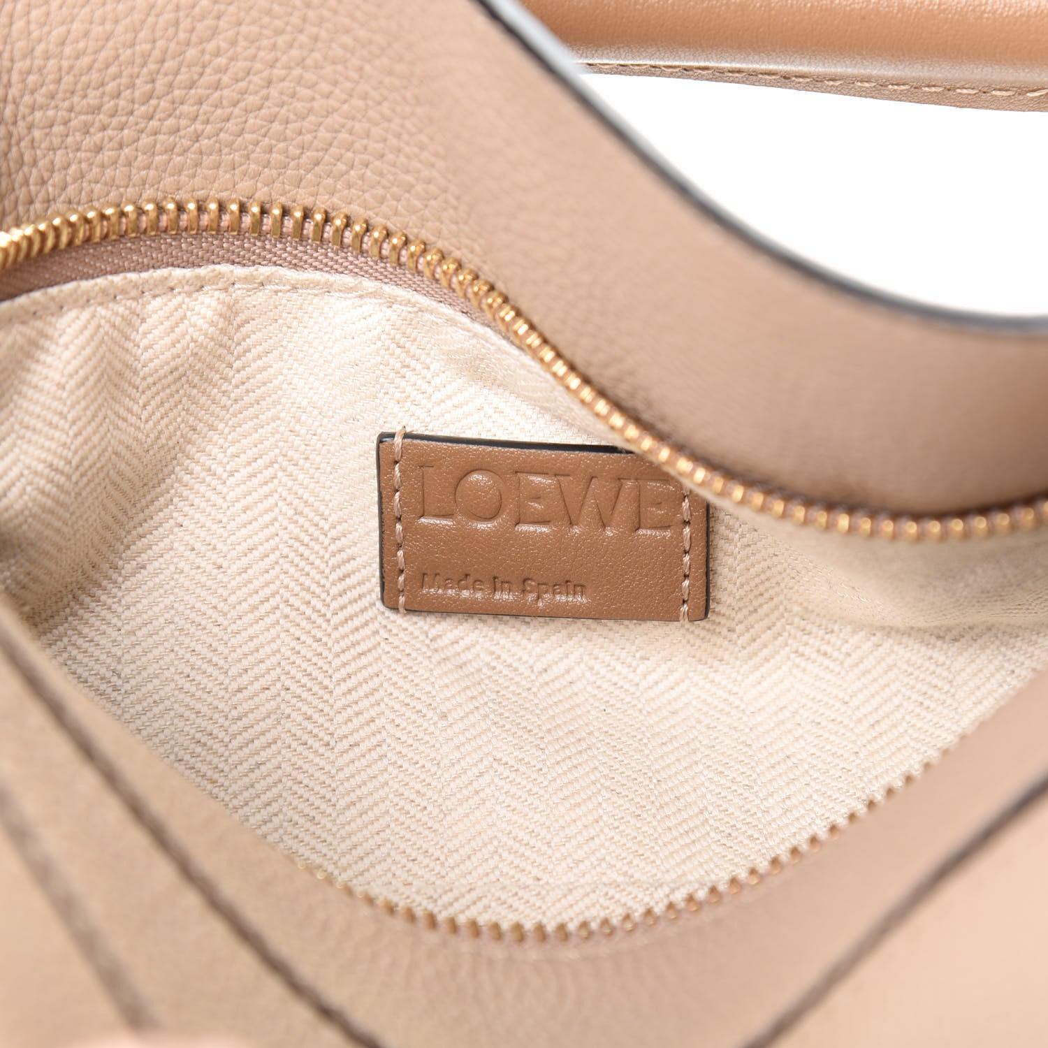 Loewe Grained Calfskin Small Puzzle Bag Sand Mink 6 of 10