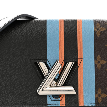 Louis Vuitton Monogram Stripe Twist Chain Wallet 8 of 12