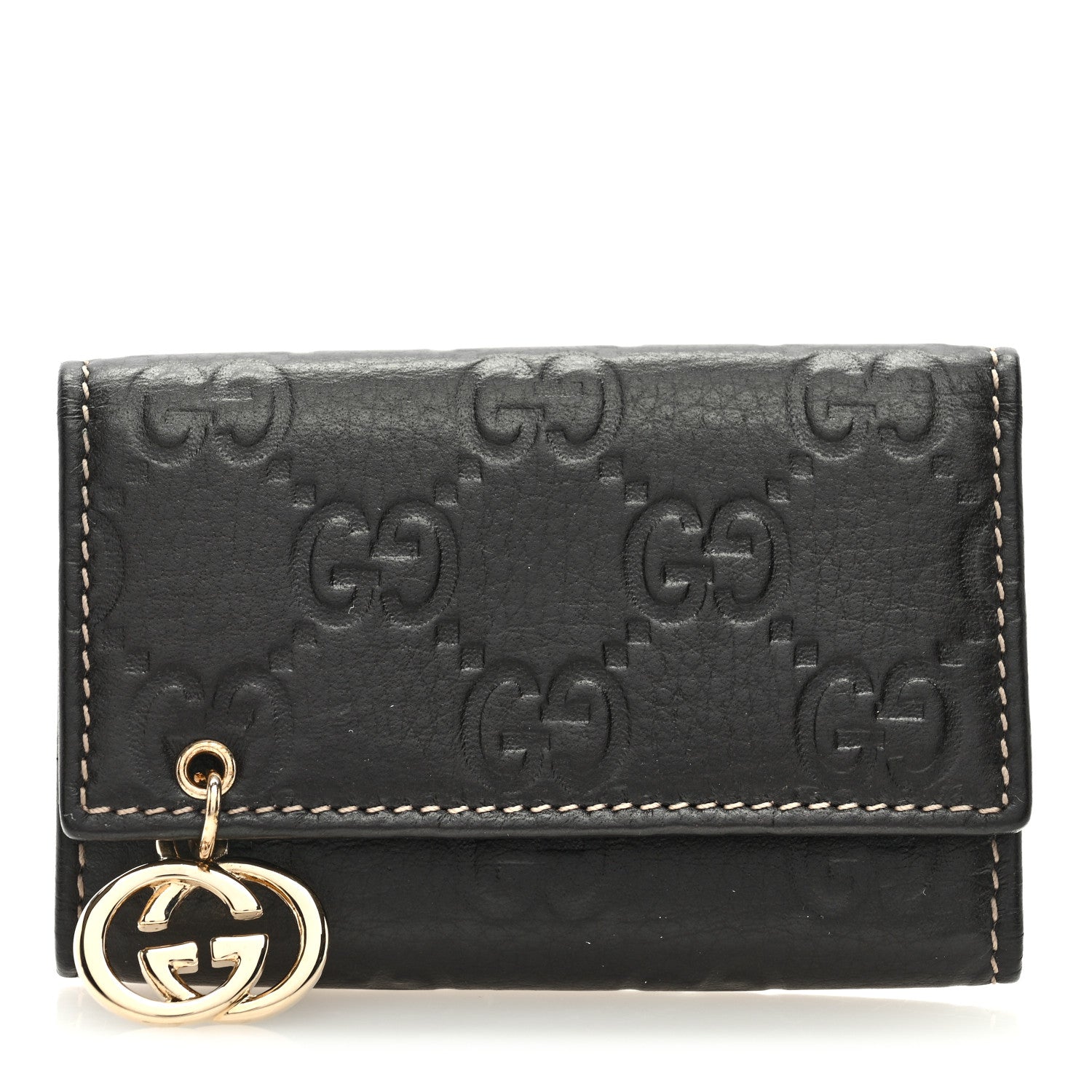Gucci Guccissima GG 6 Key Case Brown 1 of 6