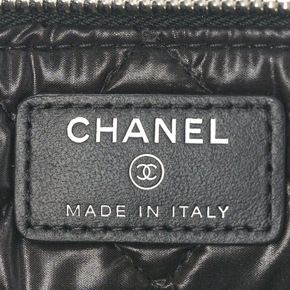 Chanel Metallic Calfskin Keyboard Pouch Black 6 of 8