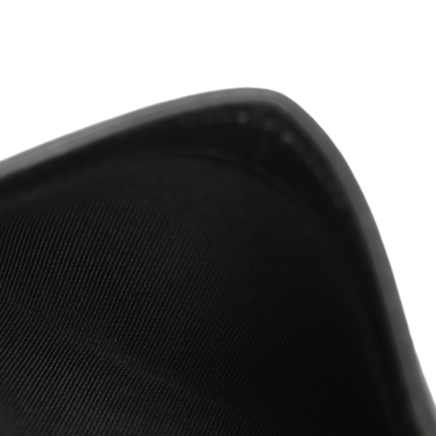 Goatskin Quilted Card Holder Black