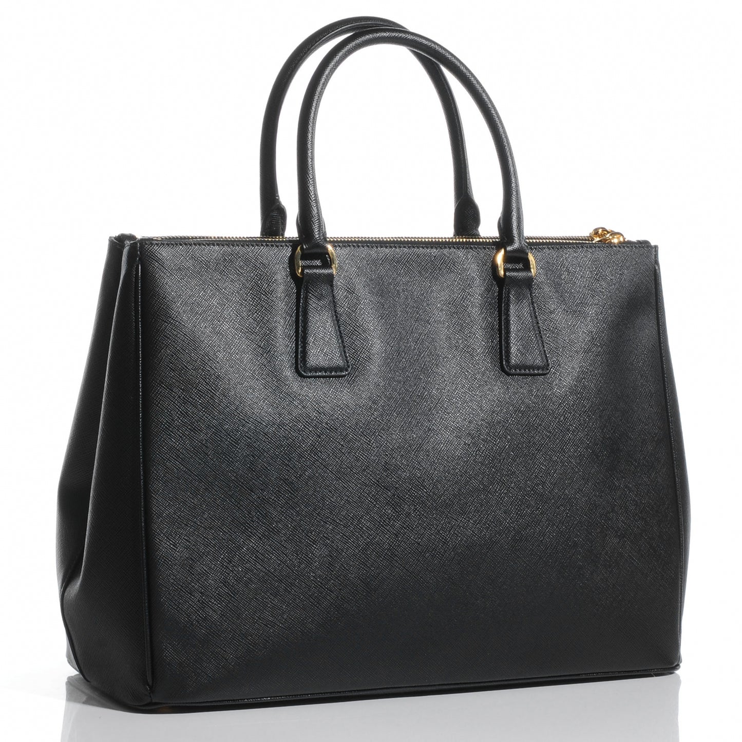 Saffiano Lux Medium Tote Nero Black