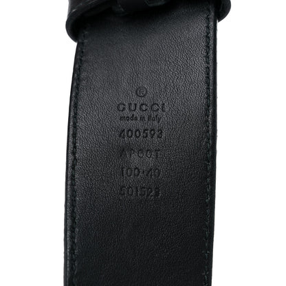 Gucci Calfskin Double G 40mm Belt 100 40 Black 3 of 11
