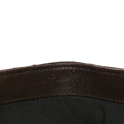 Chanel Lambskin Quilted Large Flap Wallet Dark Brown 18 of 30