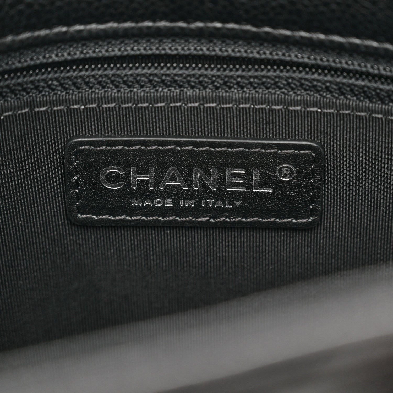 Chanel Caviar Quilted Small City Shopping Tote Black 6 of 10
