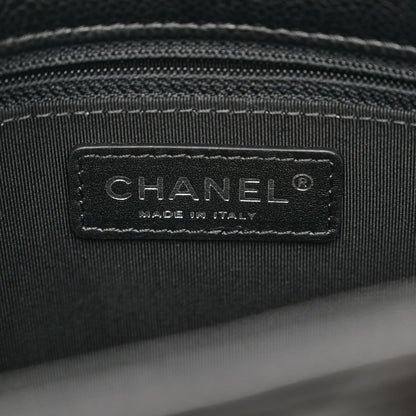 Chanel Caviar Quilted Small City Shopping Tote Black 6 of 10