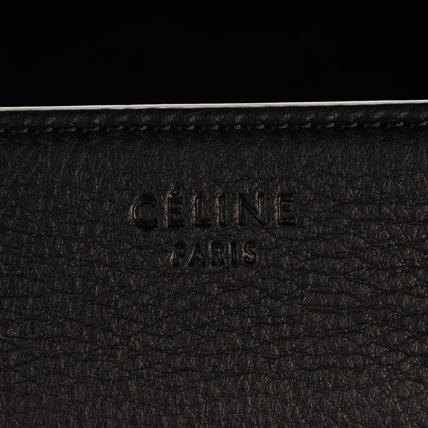 Supple Calfskin Medium Phantom Luggage Black