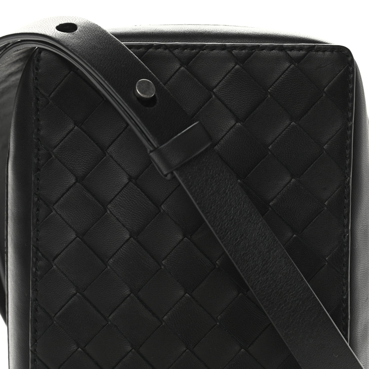 Bottega Veneta Nappa Intrecciato Crossbody Bag Black 6 of 8