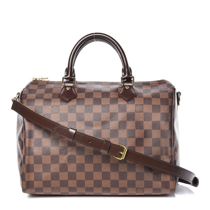 Louis Vuitton Damier Ebene Speedy Bandouliere 30 1 of 12