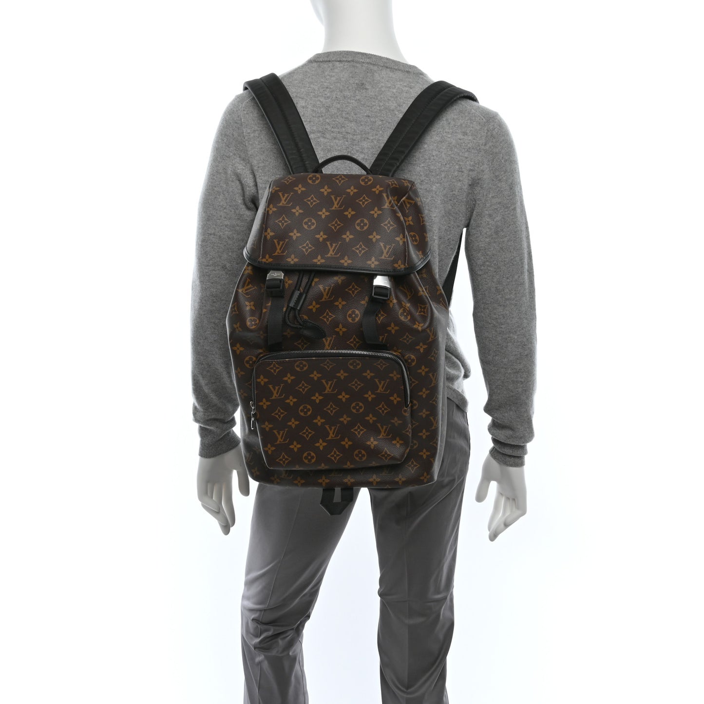 LOUIS VUITTON Monogram Macassar Zack Backpack