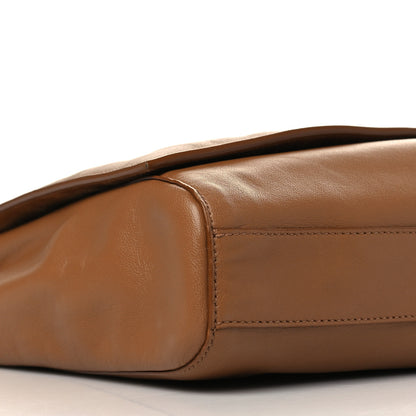 Saint Laurent Smooth Calfskin Suede Medium Reversible Monogram Kate Satchel Light Ochre 12 of 14