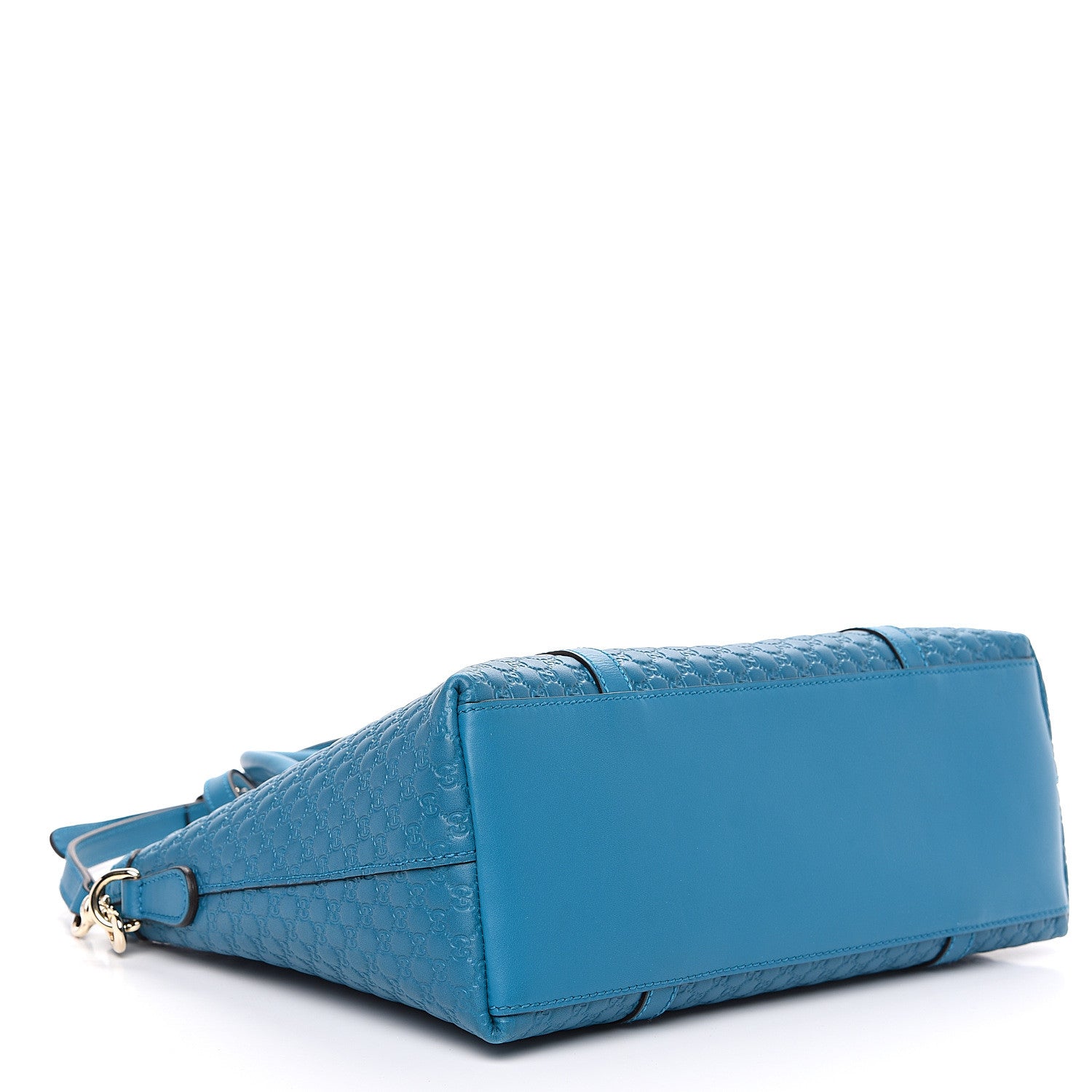 Gucci Soft Microguccissima Small Zippered Satchel Deep Cobalt 3 of 11