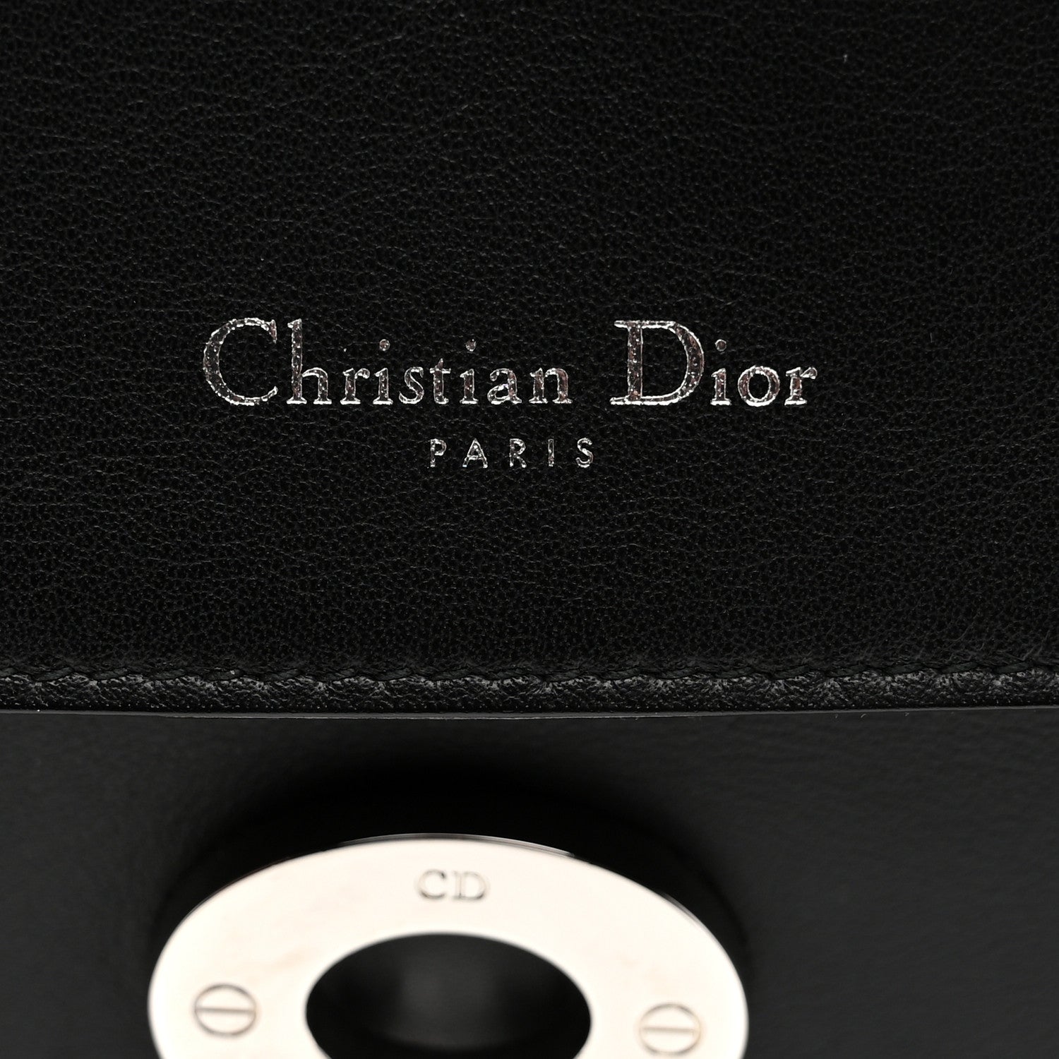 Christian Dior Smooth Calfskin Small Bi-Color Be Dior Flap Black Pink 6 of 10