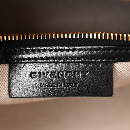 Givenchy Calfskin Jacquard Fabric 4G Small Antigona Black 6 of 13