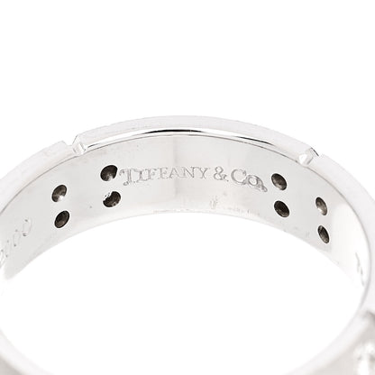 Tiffany 18K White Gold Diamond Streamerica Ring 49 5 4 of 6