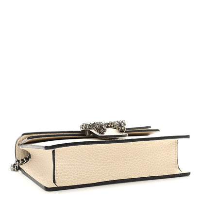 Gucci Dollar Calfskin Crystal Super Mini Dionysus Shoulder Bag Mystic White Black Diamond 3 of 9