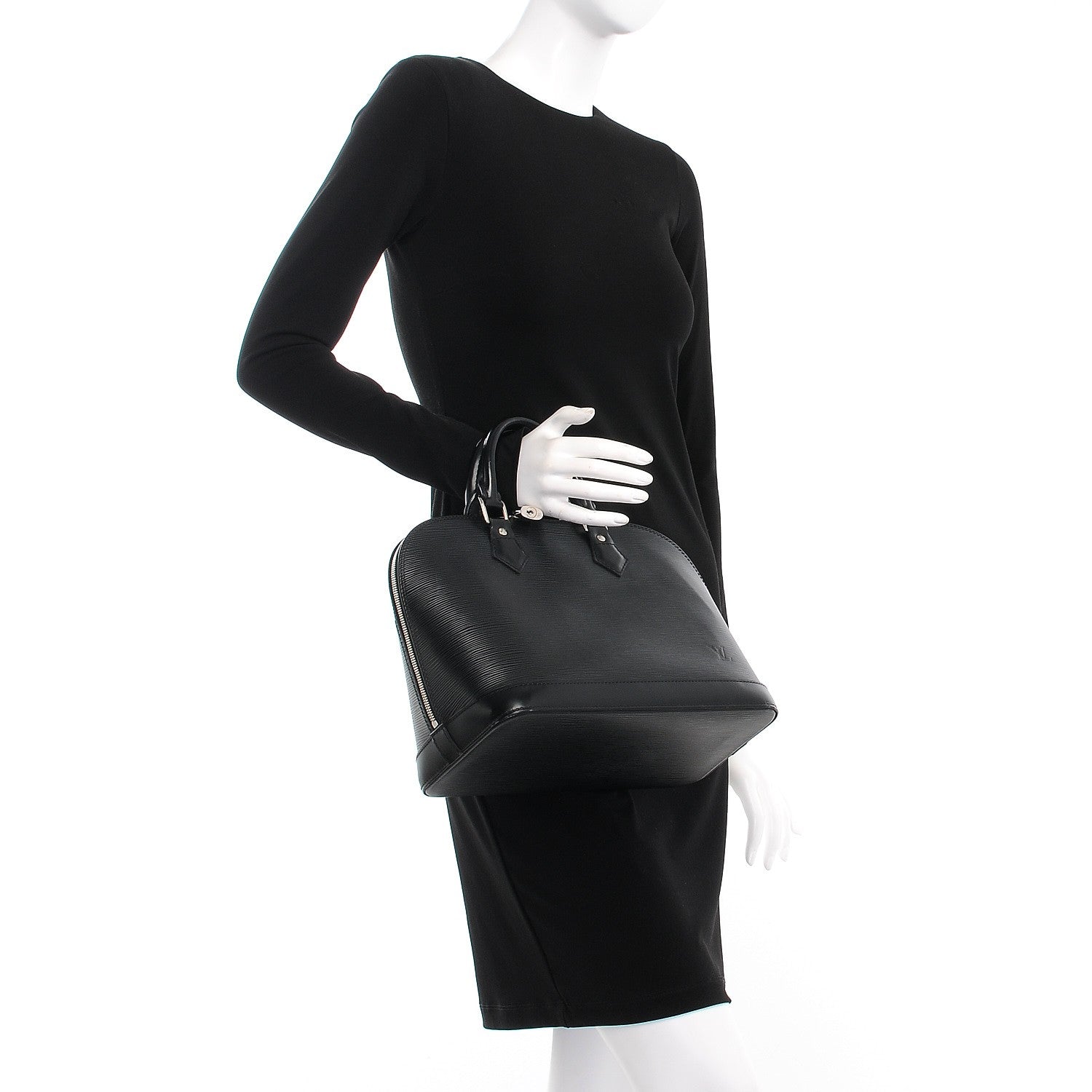 Louis Vuitton Epi Alma PM Black 2 of 8