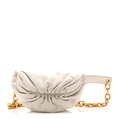 Bottega Veneta Nappa The Belt Chain Pouch Chalk 1 of 11